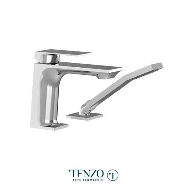 Tenzo - SLIK - Robinet de bain 2 morceaux - Chrome
