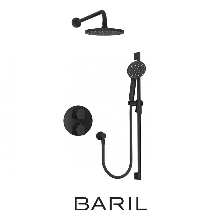 Ensemble complet de douche thermostatique - BARIL Design