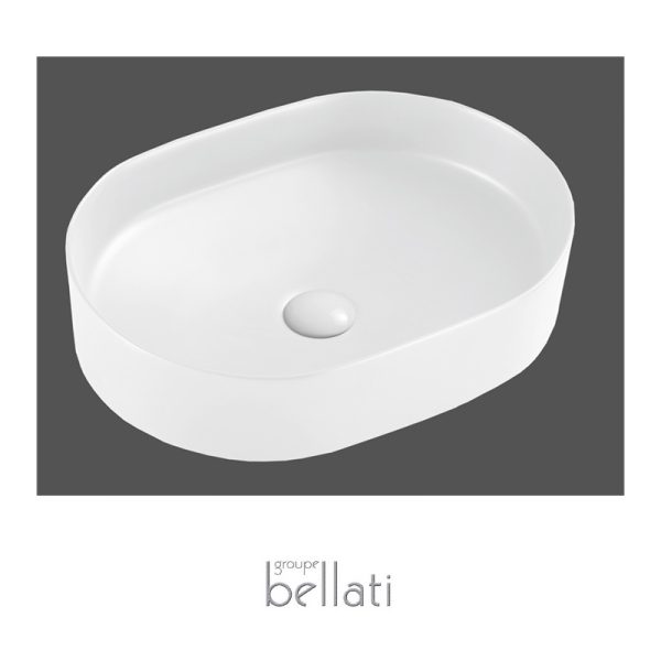 Bellati - CHARLOTTE - Vasque de porcelaine - Blanc