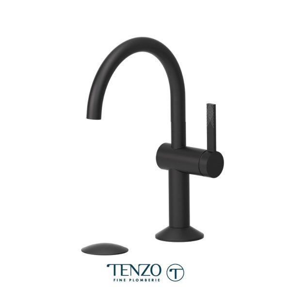 Tenzo - PALOMA - Robinet de lavabo monotrou avec drain