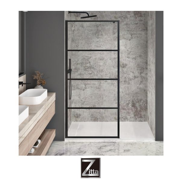 ZITTA - Murs d'aluminium et moulures de finition pour douche et bain-douche