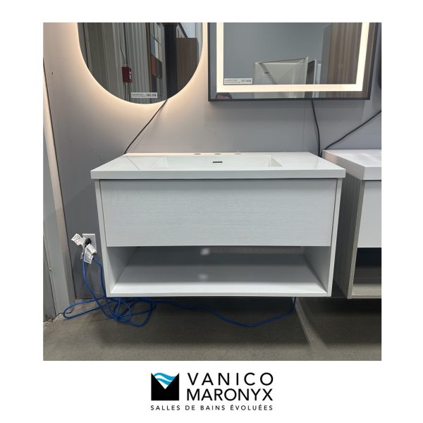 **DÉMO** Vanico-Maronyx - Série CUBIK 2 M - Meuble lavabo mural
