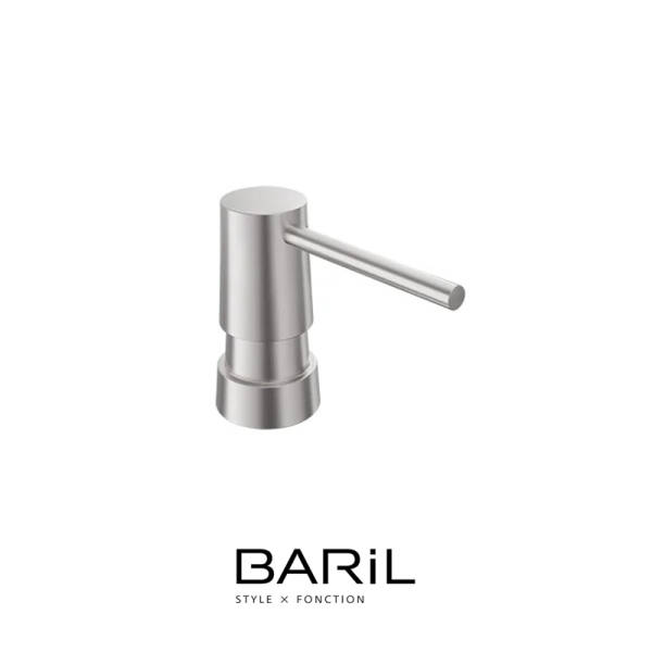 Baril – NOX – Distributeur à savon - Acier inox naturel 316L