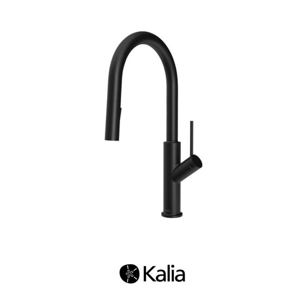 Kalia – KARISMATIK – Robinet de cuisine monotrou - Noir Mat