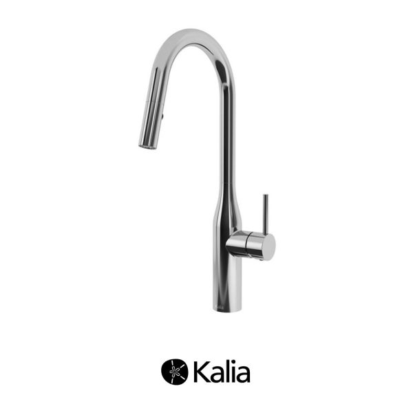 Kalia – KAVIAR – Robinet de cuisine monotrou - Chrome