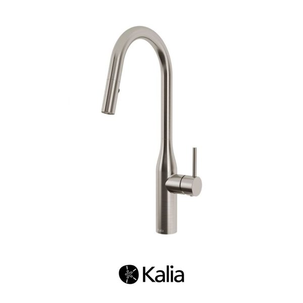 Kalia – KAVIAR – Robinet de cuisine monotrou - Acier Inox